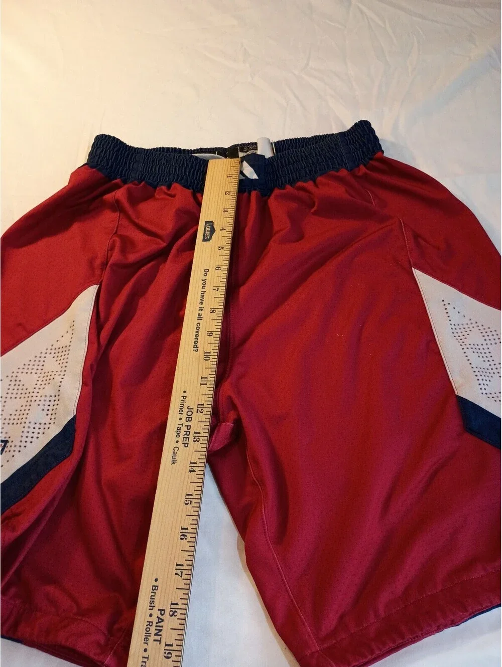 Adidas Maroon and Navy Basketball Shorts with MU Logo